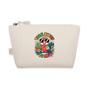 Talk Birdy To Me - Organic Pouch - nature - Front