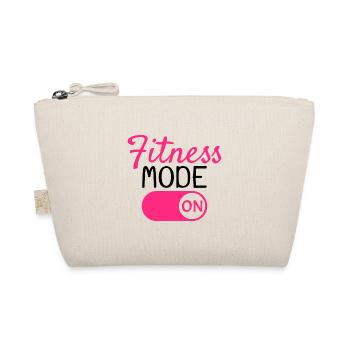 Fitness mode on - Organic Pouch - nature - Front