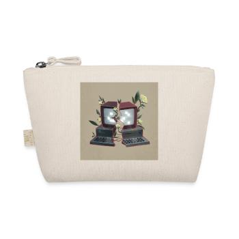 Ordinateur avec des fleurs - technique de nature dépassée - Trousse biologique - nature - Devant