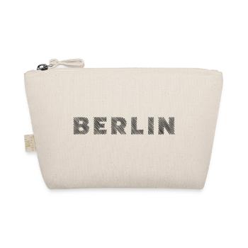 Berlin German Capital Hatching Letter - Organic Pouch - nature - Front