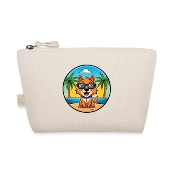 Kyi Leo Hunderasse Cartoon Sonnenbrille Strand - Bio-Täschchen - Natur - Vorne