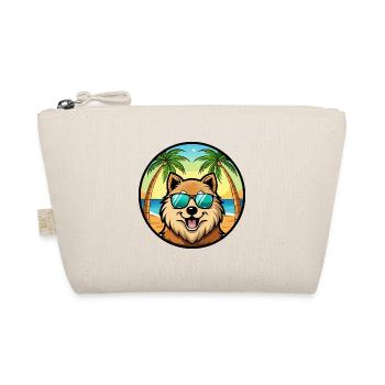 Eurasier Dog Breed Cartoon Sunglasses Beach - Organic Pouch - nature - Front