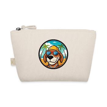 Bruno Jura Hound Hunderasse Cartoon Sonnenbrille Strand - Bio-Täschchen - Natur - Vorne