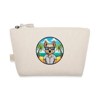 Braque Saint Germain Hunderasse Cartoon Sonnenbrille - Bio-Täschchen - Natur - Vorne