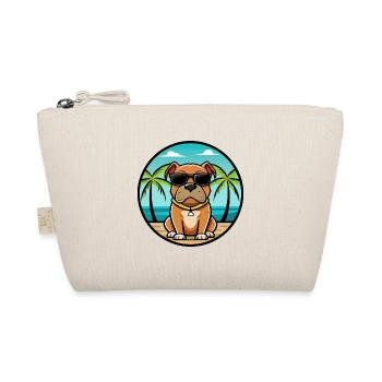 Boerboel Hunderasse Cartoon Sonnenbrille Strand - Bio-Täschchen - Natur - Vorne