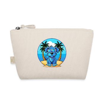 Blue Picardy Spaniel Dog Breed Cartoon Sunglasses - Organic Pouch - nature - Front