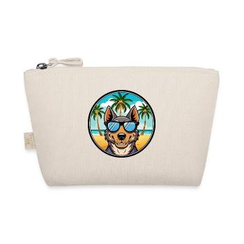 Beauceron Hunderasse Cartoon Sonnenbrille Strand - Bio-Täschchen - Natur - Vorne