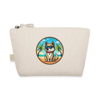 Akbash Hunderasse Cartoon Sonnenbrille Strand - Bio-Täschchen - Natur - Vorne