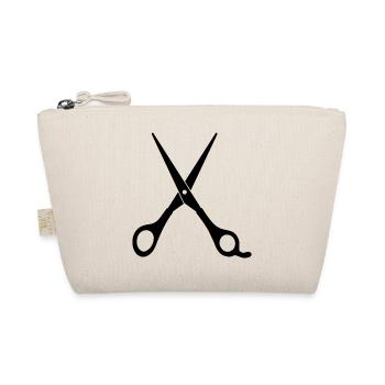 Friseur Schere Symbol - Bio-Täschchen - Natur - Vorne