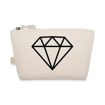 Diamant - Bio-Täschchen - Natur - Vorne