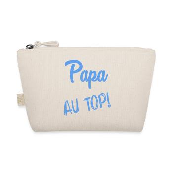 FROHER VATERTAG. PAPA. VATERTAG - Bio-Täschchen - Natur - Vorne