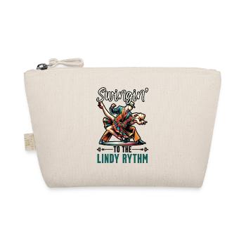 Lindy Hop Tänzer Swinging Dancing Swing Dance - Bio-Täschchen - Natur - Vorne