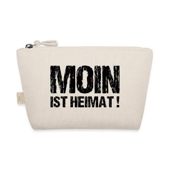 Moin ist Heimat Geschenk Sprüche für den Norden - Bio-Täschchen - Natur - Vorne