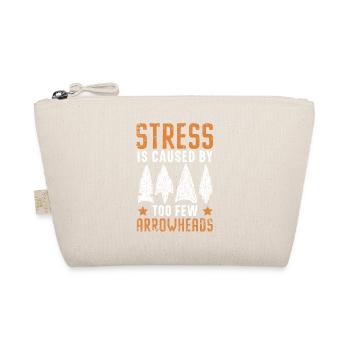 Stress wird durch zu wenige Pfeilspitzen verursach - Bio-Täschchen - Natur - Vorne