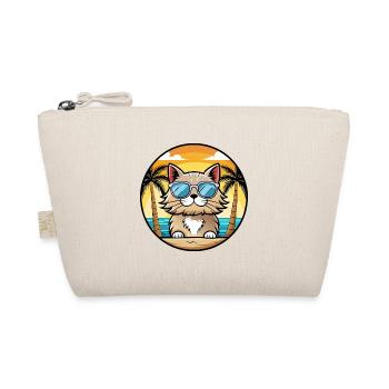 Selkirk Rex Cat Breed Cartoon Lunettes de soleil Beach - Trousse biologique - nature - Devant