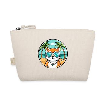 Hantilly Tiffany Katzenrasse Cartoon Sonnenbrille Strand - Bio-Täschchen - Natur - Vorne