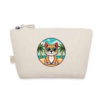 Lunettes de soleil de dessin animé de race de chat à poil long allemand plage - Trousse biologique - nature - Devant