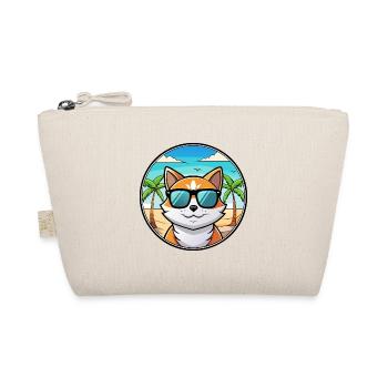 Lunettes de soleil de dessin animé de race de chat calicot dilué plage - Trousse biologique - nature - Devant