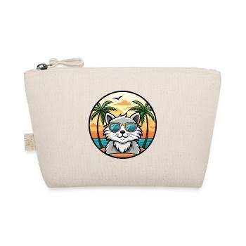 Selkirk Rex Cat Breed Cartoon Lunettes de soleil Beach - Trousse biologique - nature - Devant