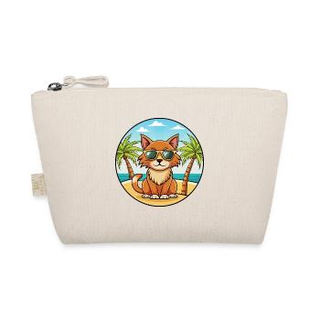 Havanna Braune Katzenrasse Cartoon Sonnenbrille Strand - Bio-Täschchen - Natur - Vorne