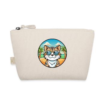 Lunettes de soleil de dessin animé de race de chat calicot dilué plage - Trousse biologique - nature - Devant
