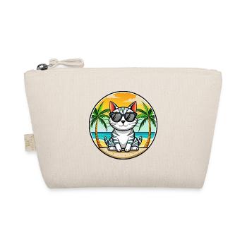 Amerikanische Kurzhaarkatze Rasse Cartoon Sonnenbrille - Bio-Täschchen - Natur - Vorne