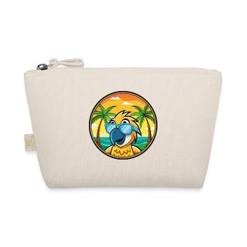 Perroquet Drôle Dessin Animé Plage Été Lunettes De Soleil Cool - Trousse biologique - nature - Devant