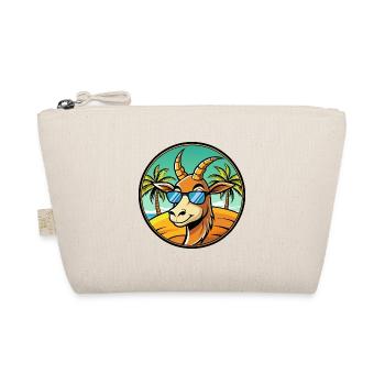 Antelope Funny Cartoon Summer Beach Sunglasses - Organic Pouch - nature - Front