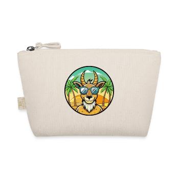 Antelope Funny Cartoon Summer Beach Sunglasses - Organic Pouch - nature - Front