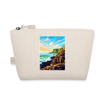 Giant Causeway Irland Uk Reiseposter Souvenir - Bio-Täschchen - Natur - Vorne