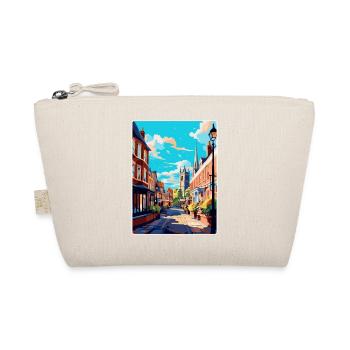 Shrewsbury England Uk Reiseposter Souvenir WPA - Bio-Täschchen - Natur - Vorne
