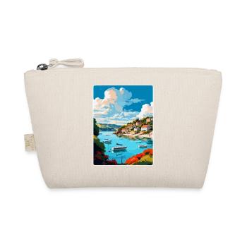Salcombe England Uk Vintage Reiseposter Souvenir - Bio-Täschchen - Natur - Vorne