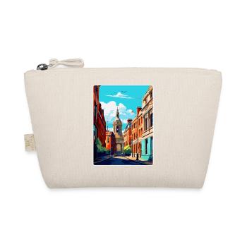 Leeds England Uk Vintage Travel Poster Souvenir - Organic Pouch - nature - Front