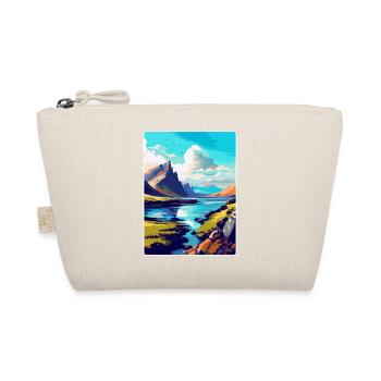 Isle Of Skye Scotland Uk Travel Poster Souvenir - Organic Pouch - nature - Front