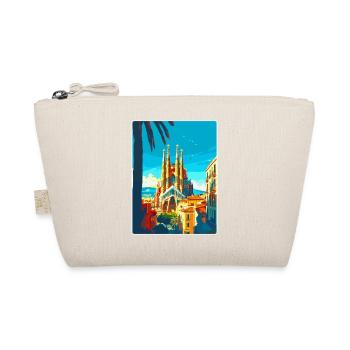 Barcelona Spanien Vintage Reiseplakat Souvenir WPA - Bio-Täschchen - Natur - Vorne