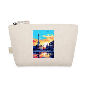 Trafalgar Square Angleterre Royaume-Uni Affiche de voyage vintage - Trousse biologique - nature - Devant