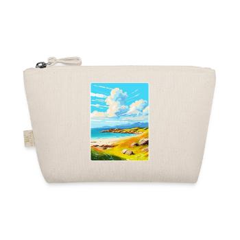 Isle Of Barra Scotland Uk Vintage Travel Poster - Organic Pouch - nature - Front