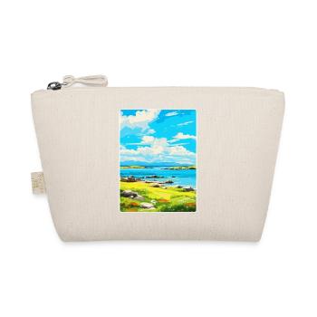 Isle Of Gigha Scotland Uk Vintage Travel Poster - Organic Pouch - nature - Front