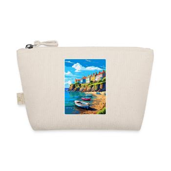 New Quay Wales Uk Vintage Travel Poster Souvenir - Organic Pouch - nature - Front