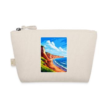 Torquay Cliffs England Uk Vintage Reiseposter - Bio-Täschchen - Natur - Vorne