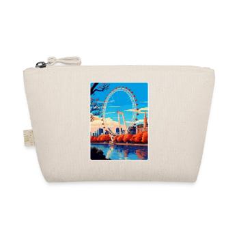 London Eye Angleterre Royaume-Uni Affiche de voyage vintage WPA - Trousse biologique - nature - Devant