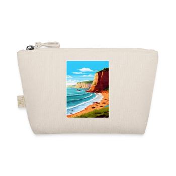Torquay Cliffs England Uk Vintage Reiseposter - Bio-Täschchen - Natur - Vorne