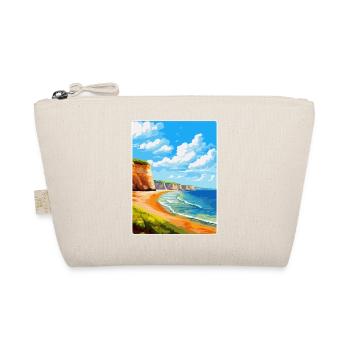 Torquay Cliffs England Uk Vintage Reiseposter - Bio-Täschchen - Natur - Vorne