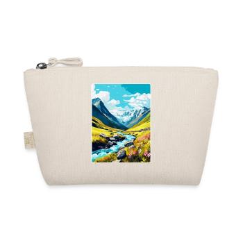 Hohe Tauern Österreich Vintage Reiseplakat Souvenir - Bio-Täschchen - Natur - Vorne