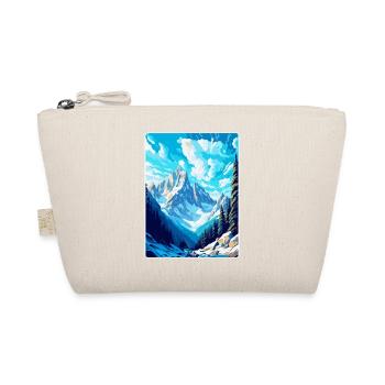Chamonix France Vintage Travel Poster Souvenir WPA - Organic Pouch - nature - Front