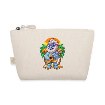 Drôle Yeti Dessin Animé Plage D’été Lunettes De Soleil Guitare - Trousse biologique - nature - Devant