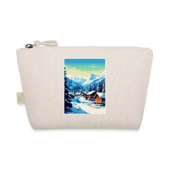 Gstaad Schweiz Vintage Reiseplakat Souvenir - Bio-Täschchen - Natur - Vorne