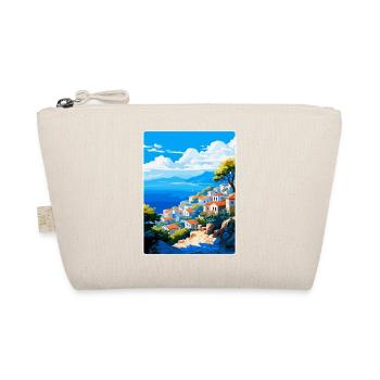 Hydra Greece Vintage Travel Poster WPA Souvenir - Organic Pouch - nature - Front