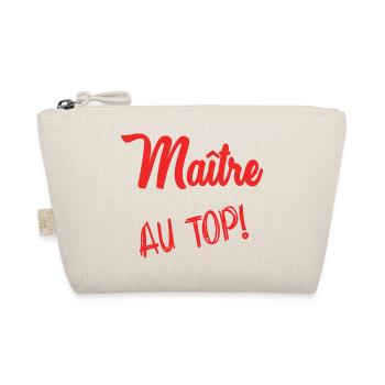 MASTER. MASTER. THANK YOU. THANK YOU MASTER - Organic Pouch - nature - Front