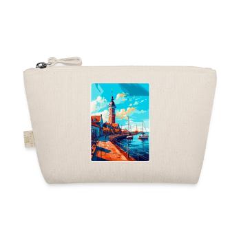 Ustka Poland Vintage Travel Poster WPA Souvenir - Organic Pouch - nature - Front